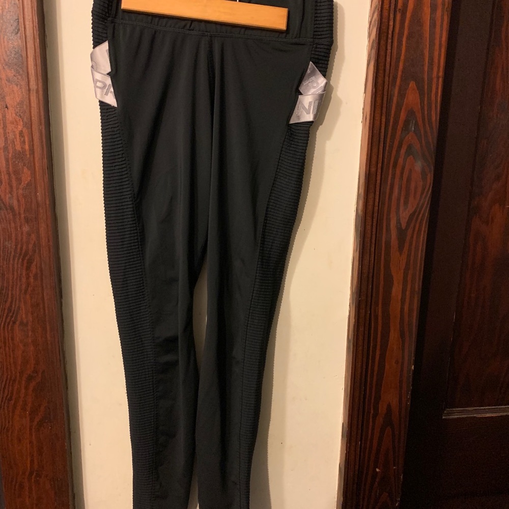 Women’s Nike pro black and silver tights size l